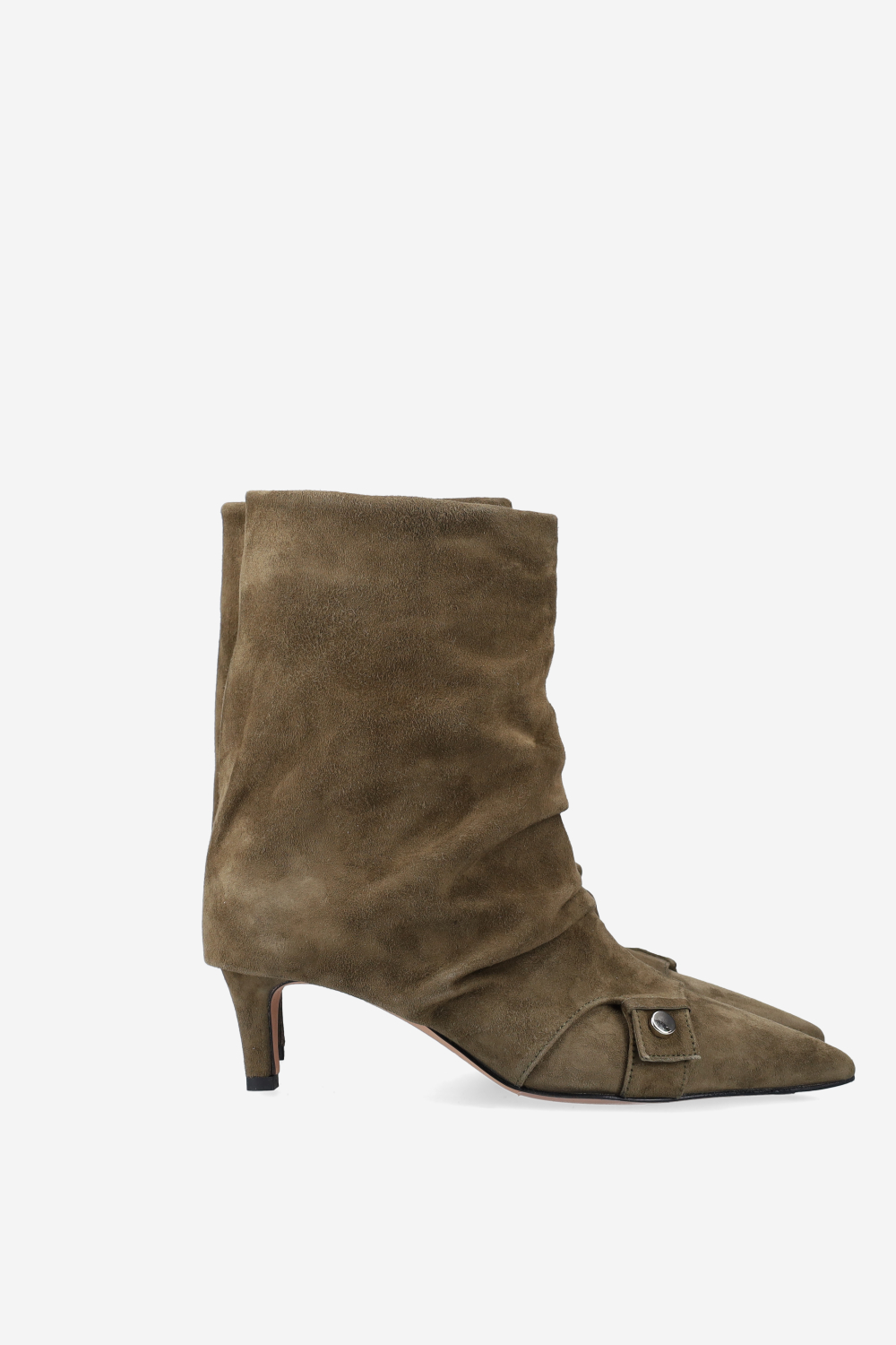 Slouchy suede boots