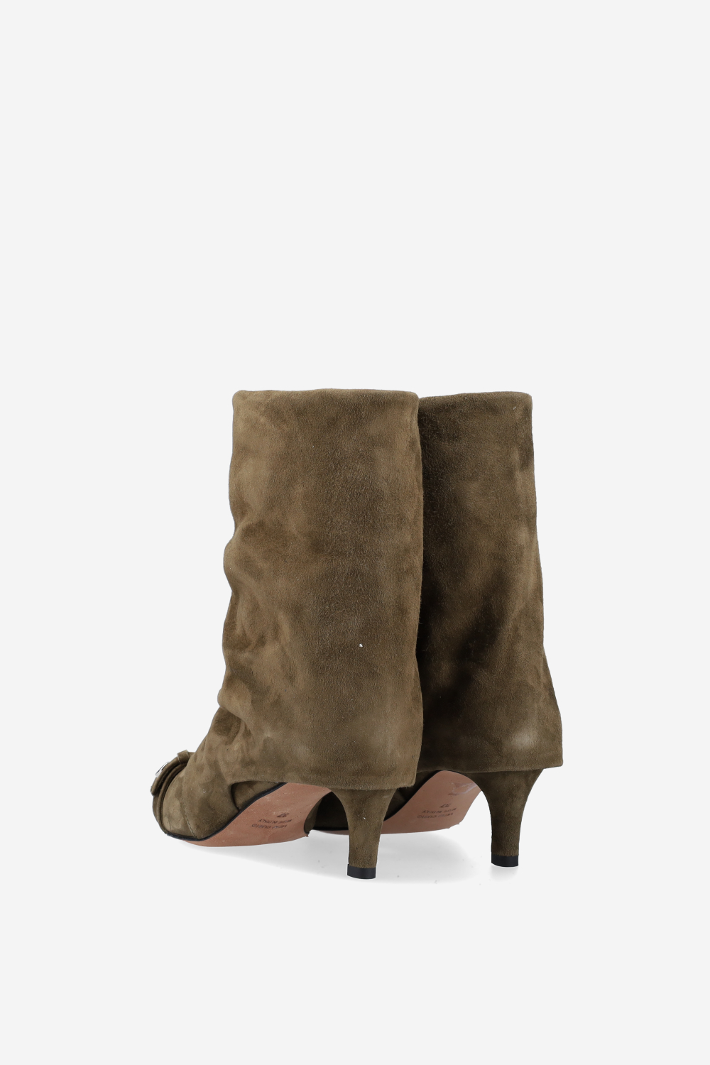 Slouchy suede boots