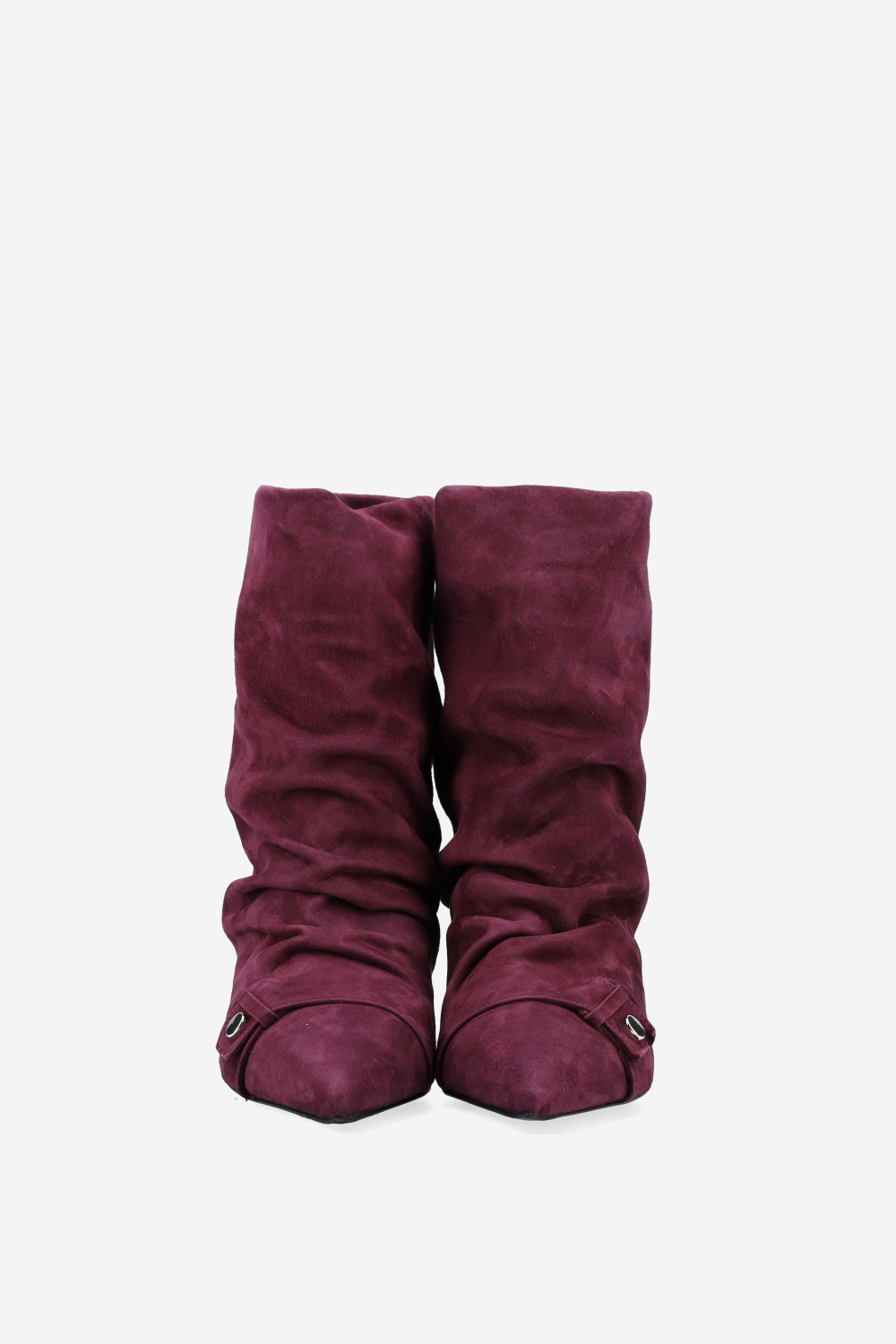 Slouchy suede boots