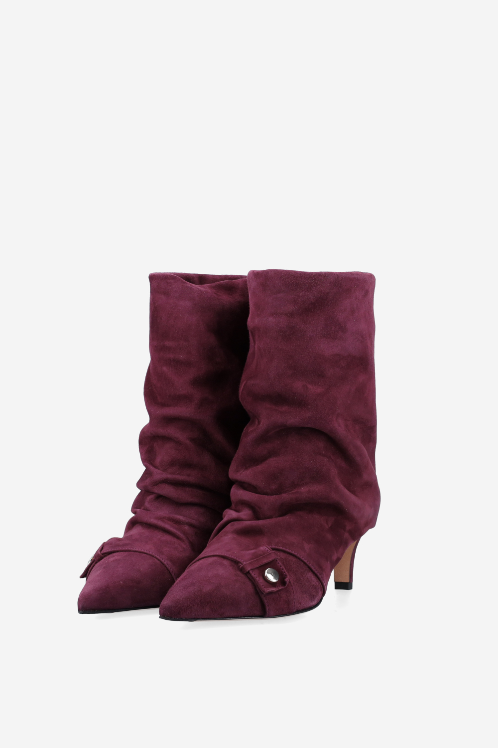Slouchy suede boots
