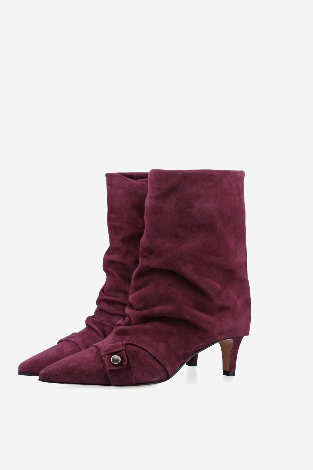 Slouchy suede boots