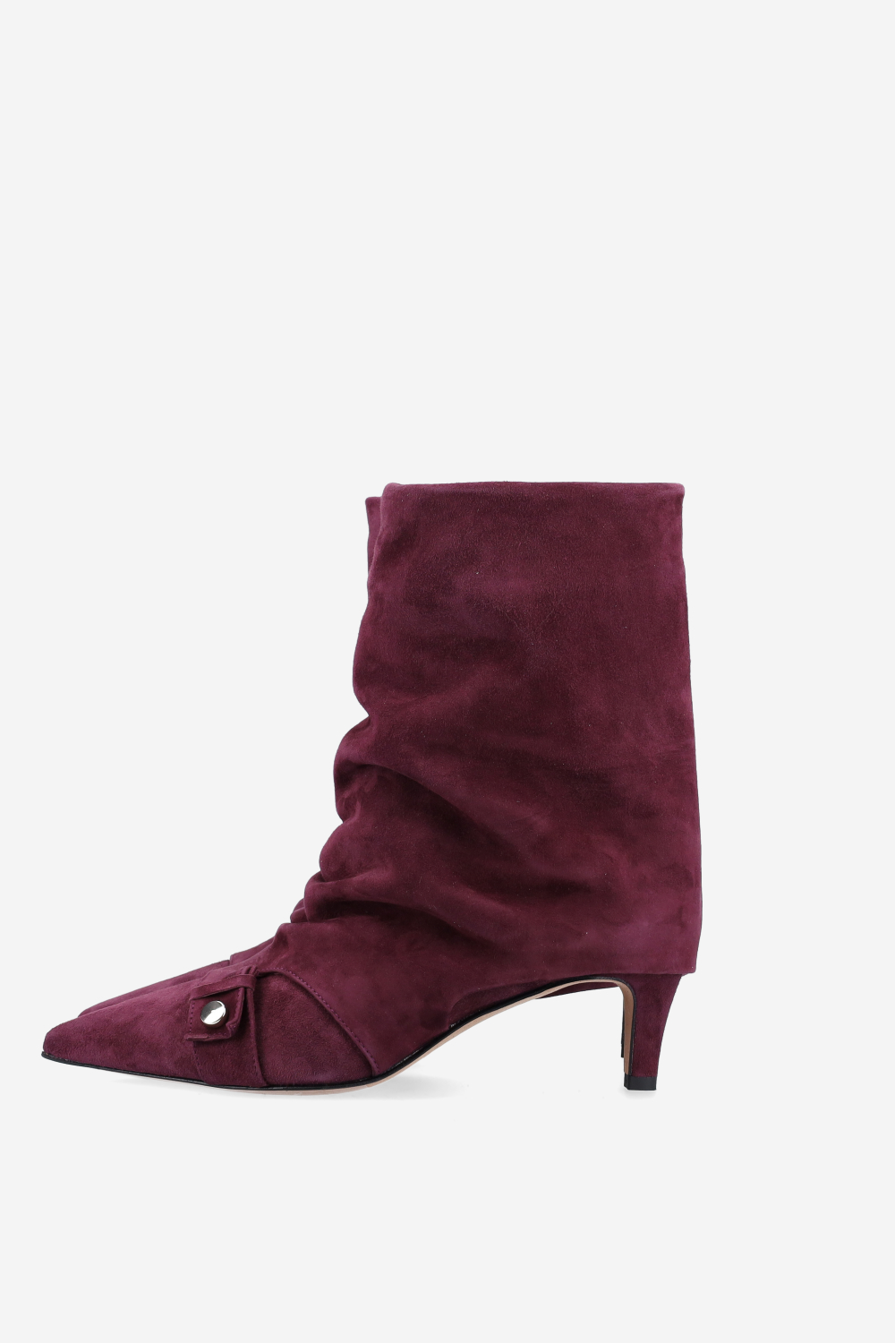 Slouchy suede boots