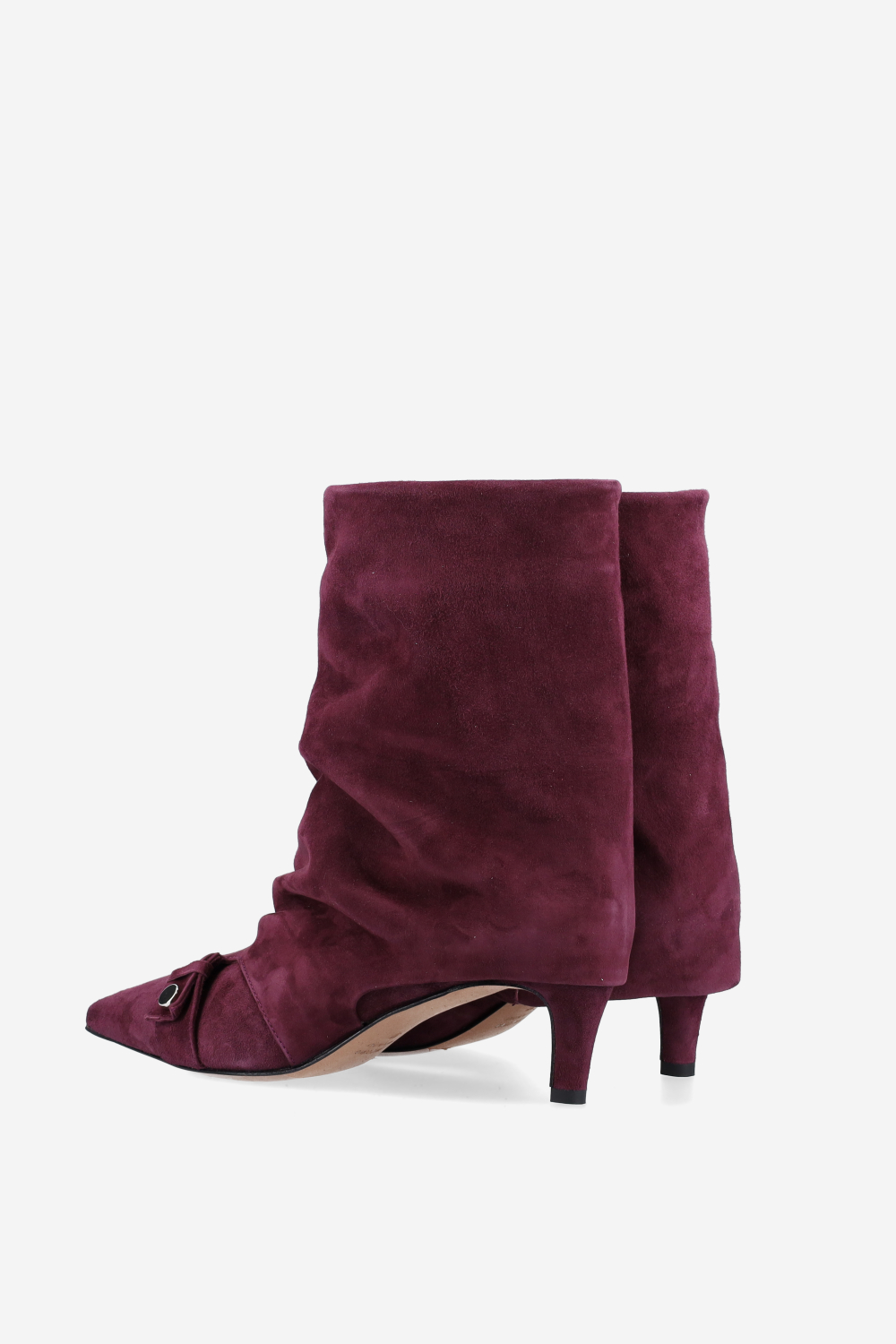 Slouchy suede boots