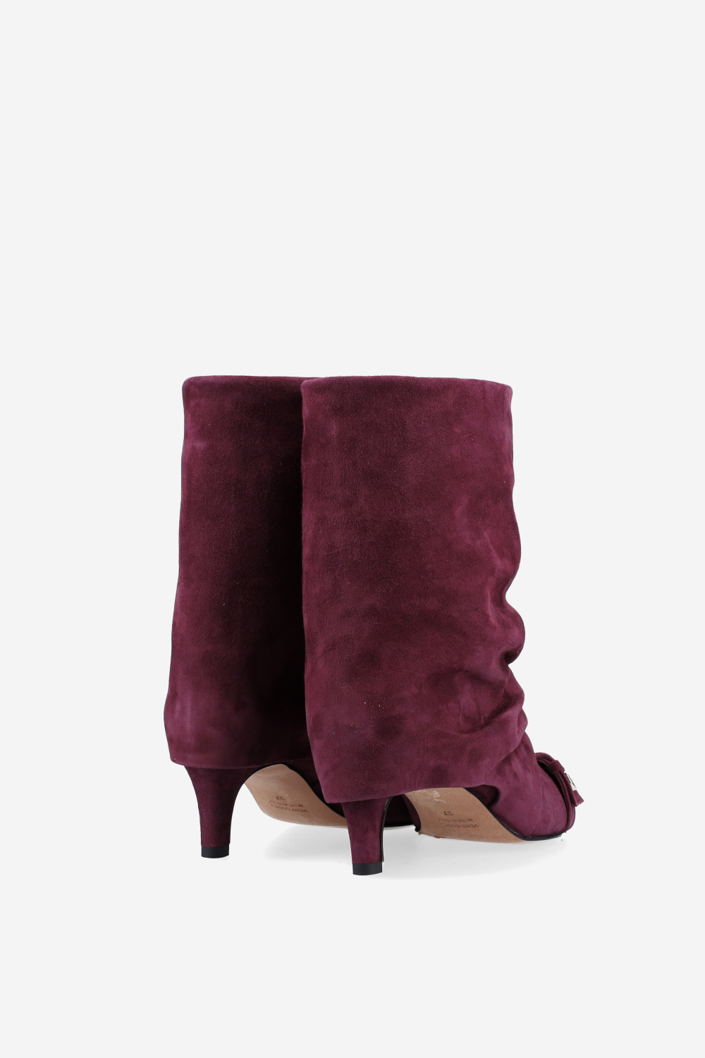 Slouchy suede boots