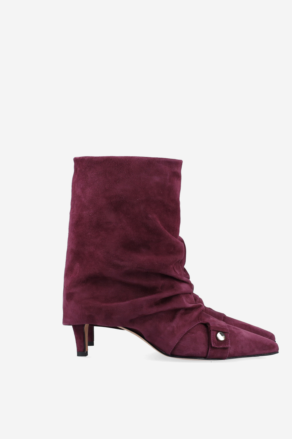 Slouchy suede boots