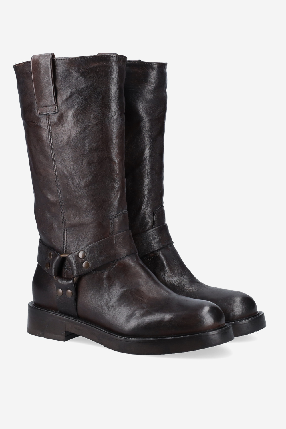 Julia Cerutti - Buckled leather boots