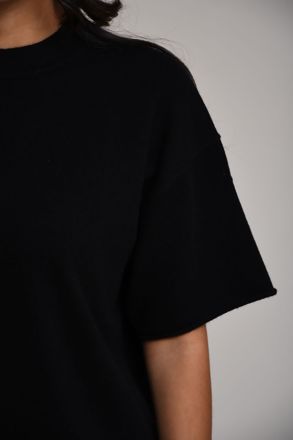 Wool/cashmere t-shirt