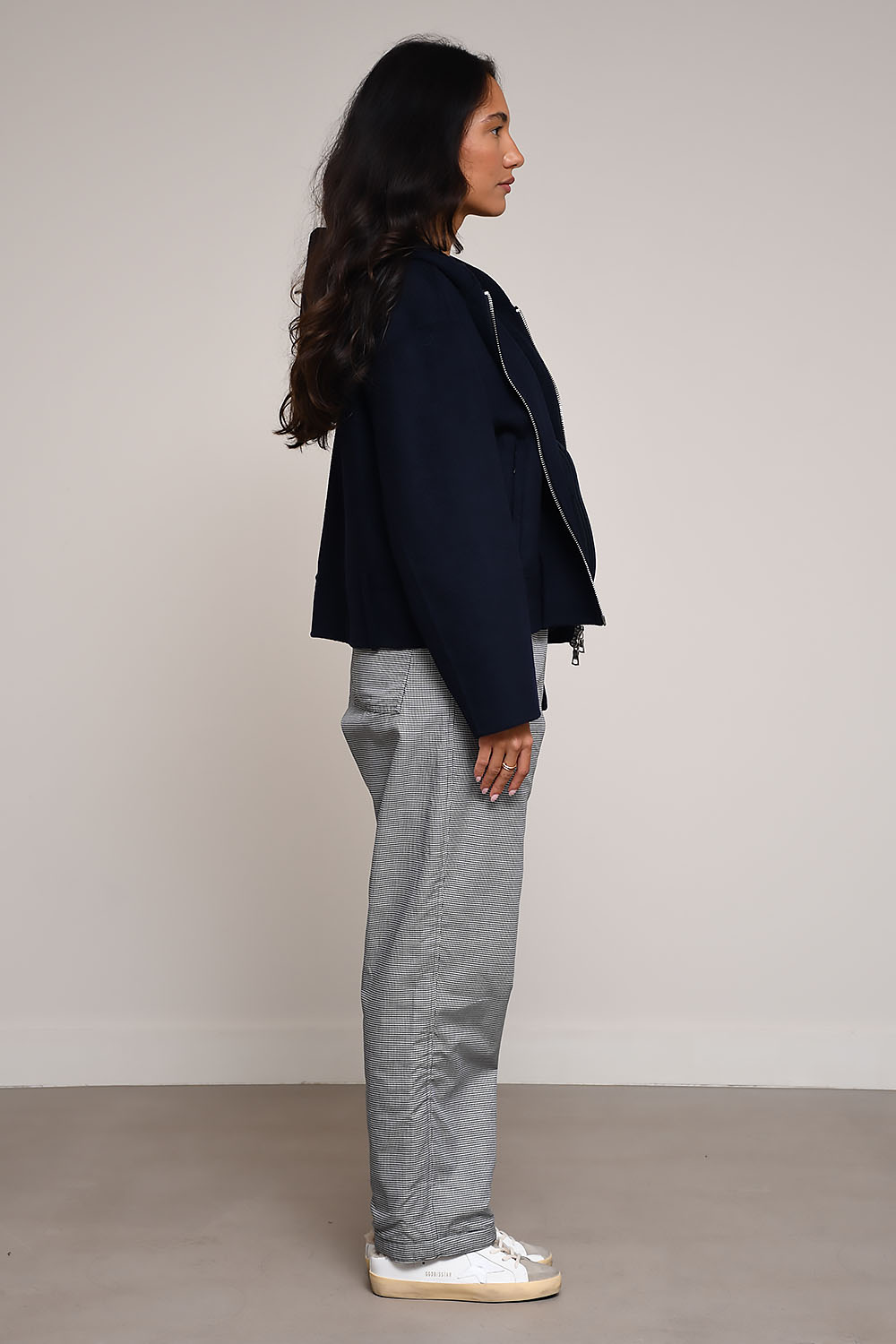 AOAP - Patterned checked reversible pants