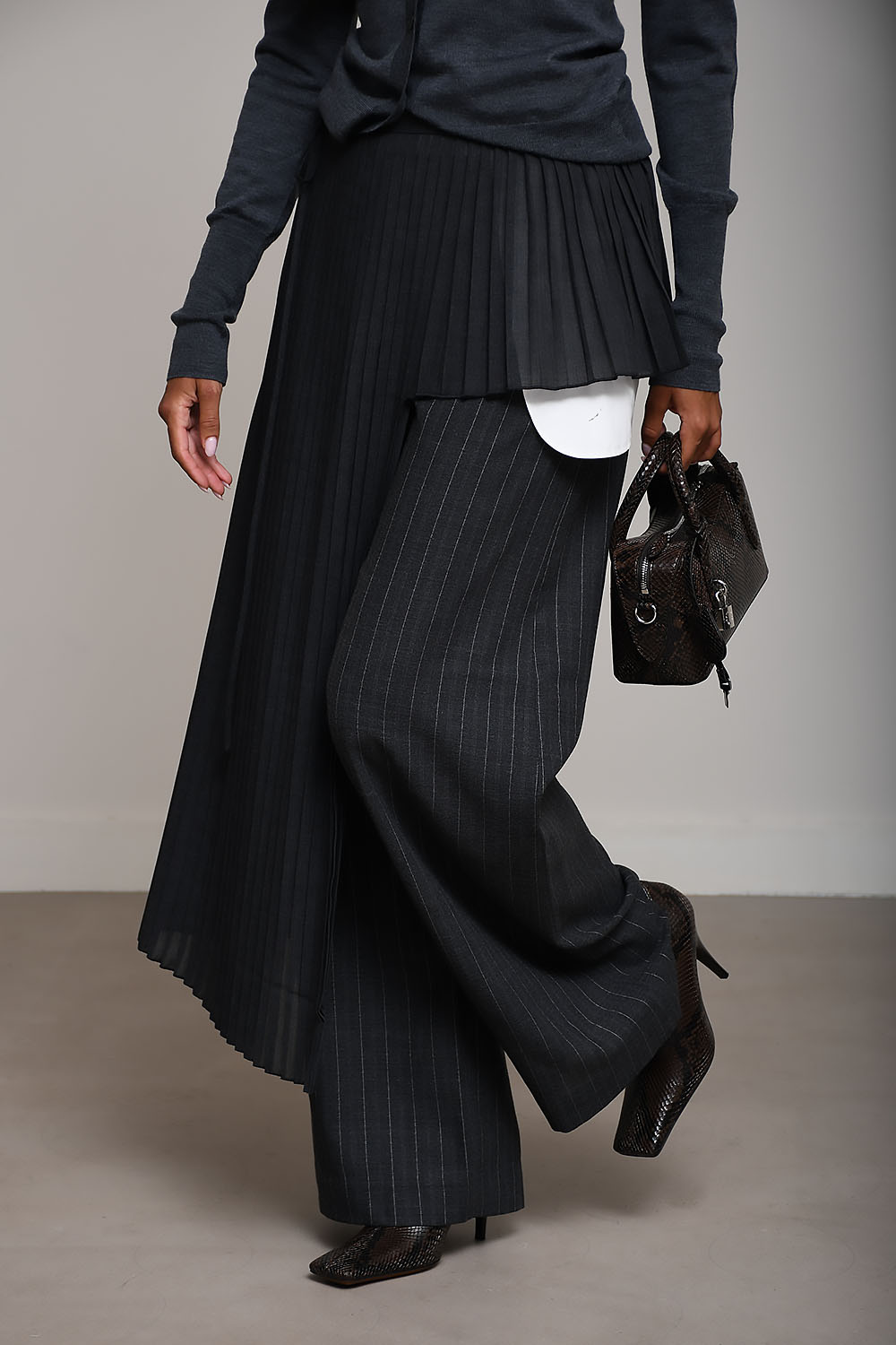 MKDT Studio - Avery atelier plisse pleated half skirt