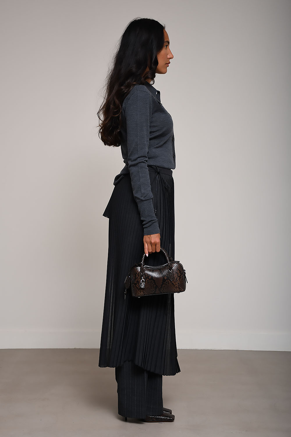 MKDT Studio - Avery atelier plisse pleated half skirt