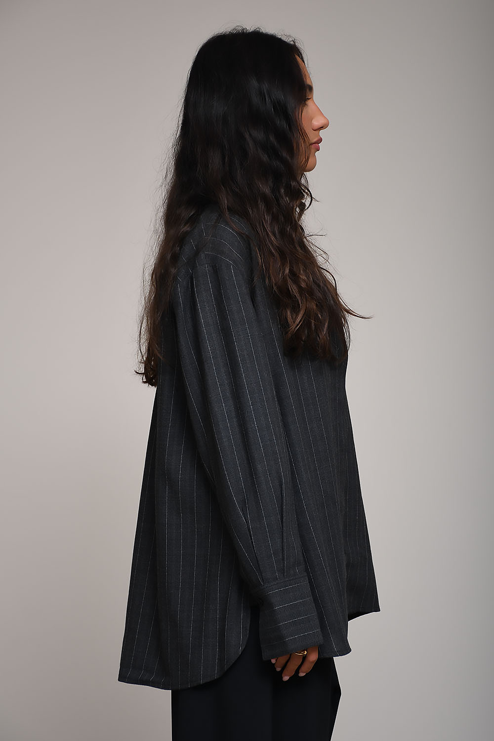 MKDT Studio - Selenia pinstripe light wool shirt