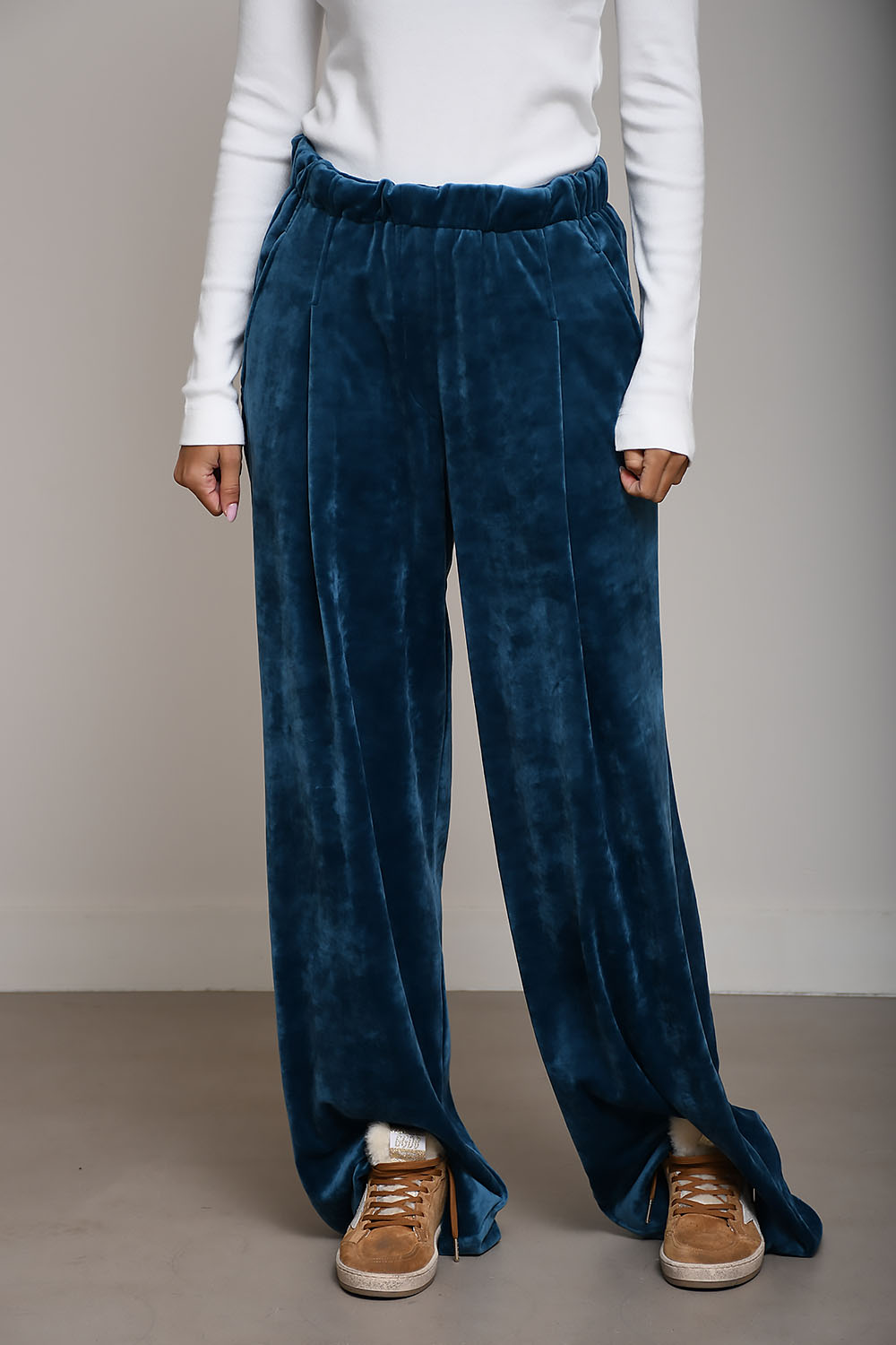X collection Antwerp - Velvet loose pants