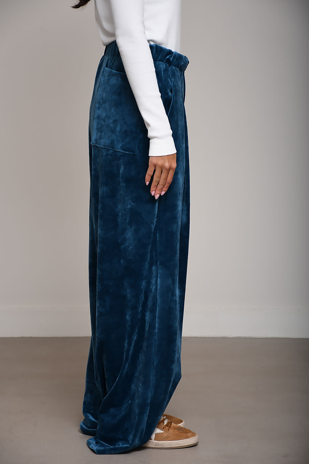 X collection Antwerp - Velvet loose pants