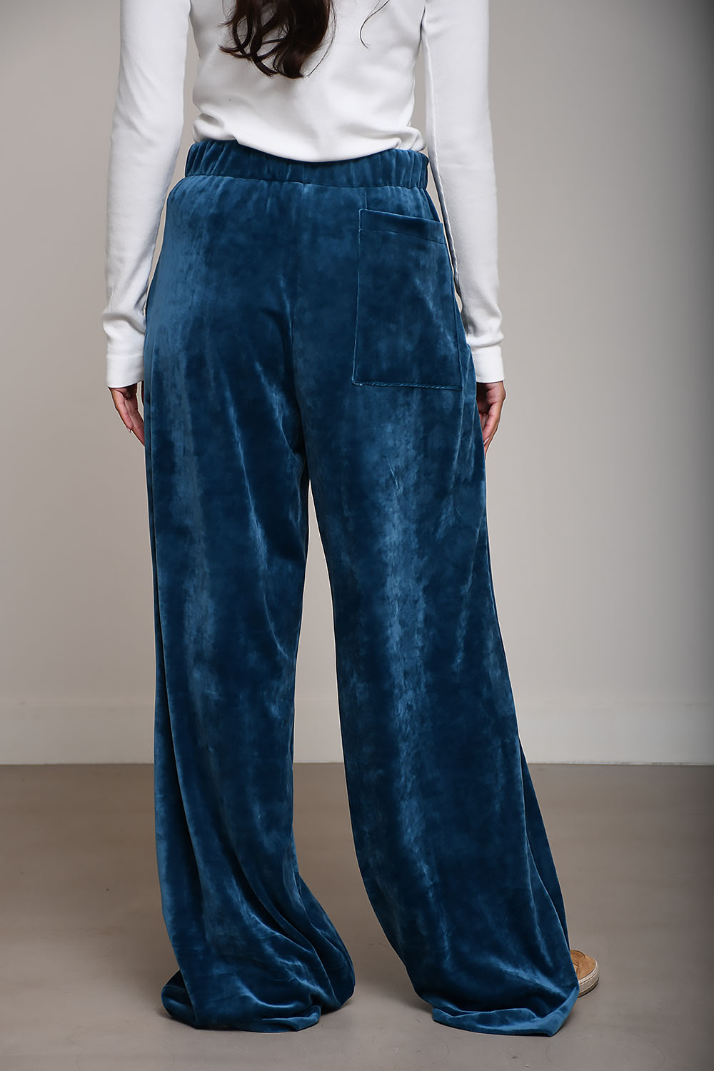 Velvet loose pants