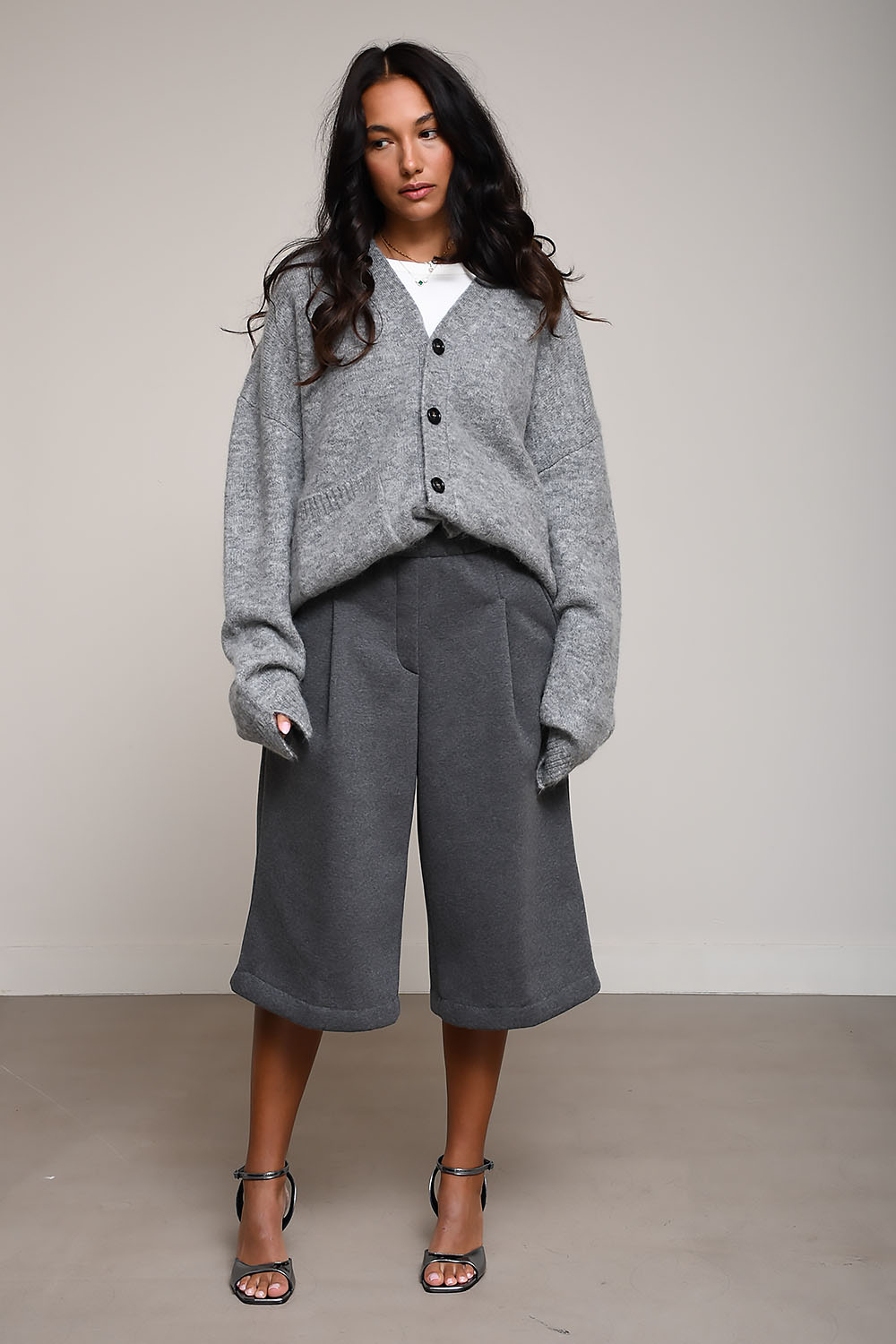 X collection Antwerp - X heavy sweat loose bermuda