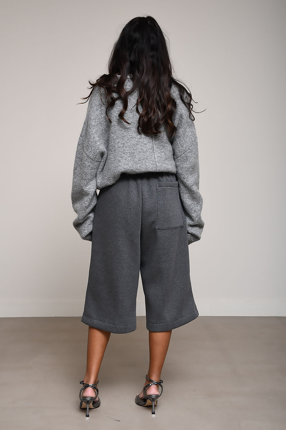 X heavy sweat loose bermuda