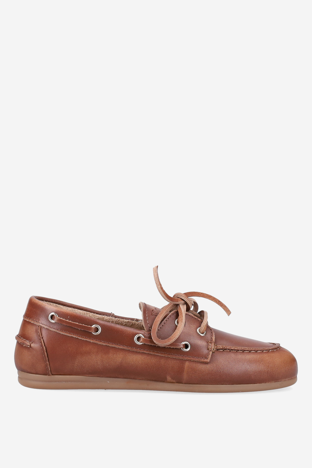 Posa - Brushed leather boat loafers