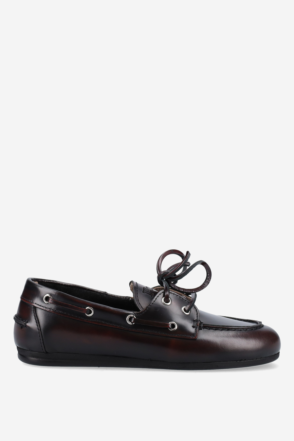 Posa - Brushed leather boat loafers