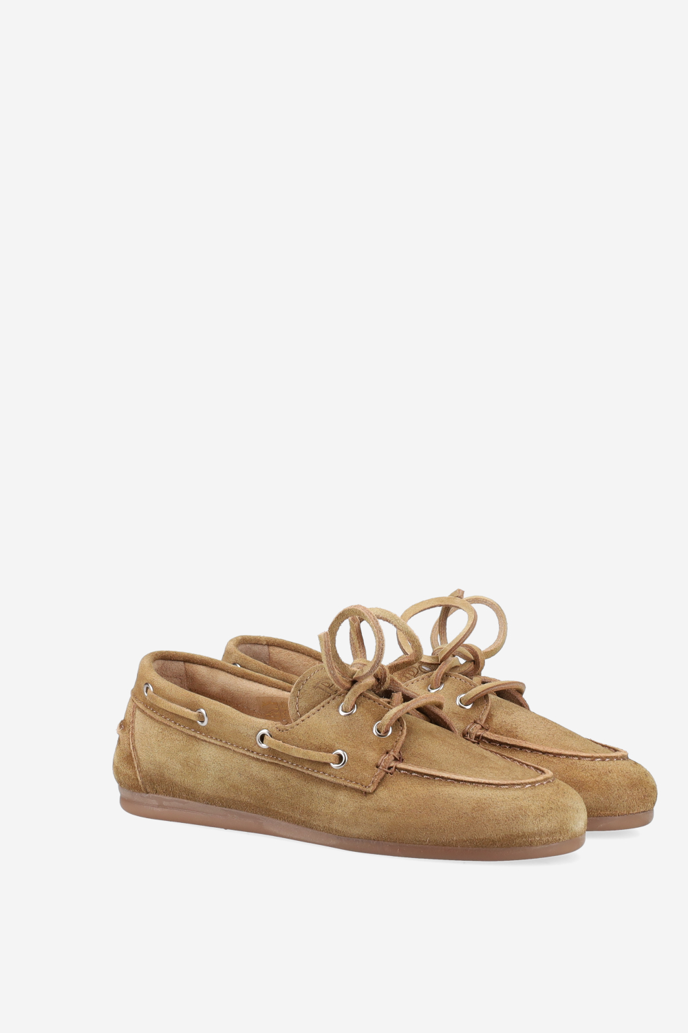 Posa - Brushed suede boat loafers
