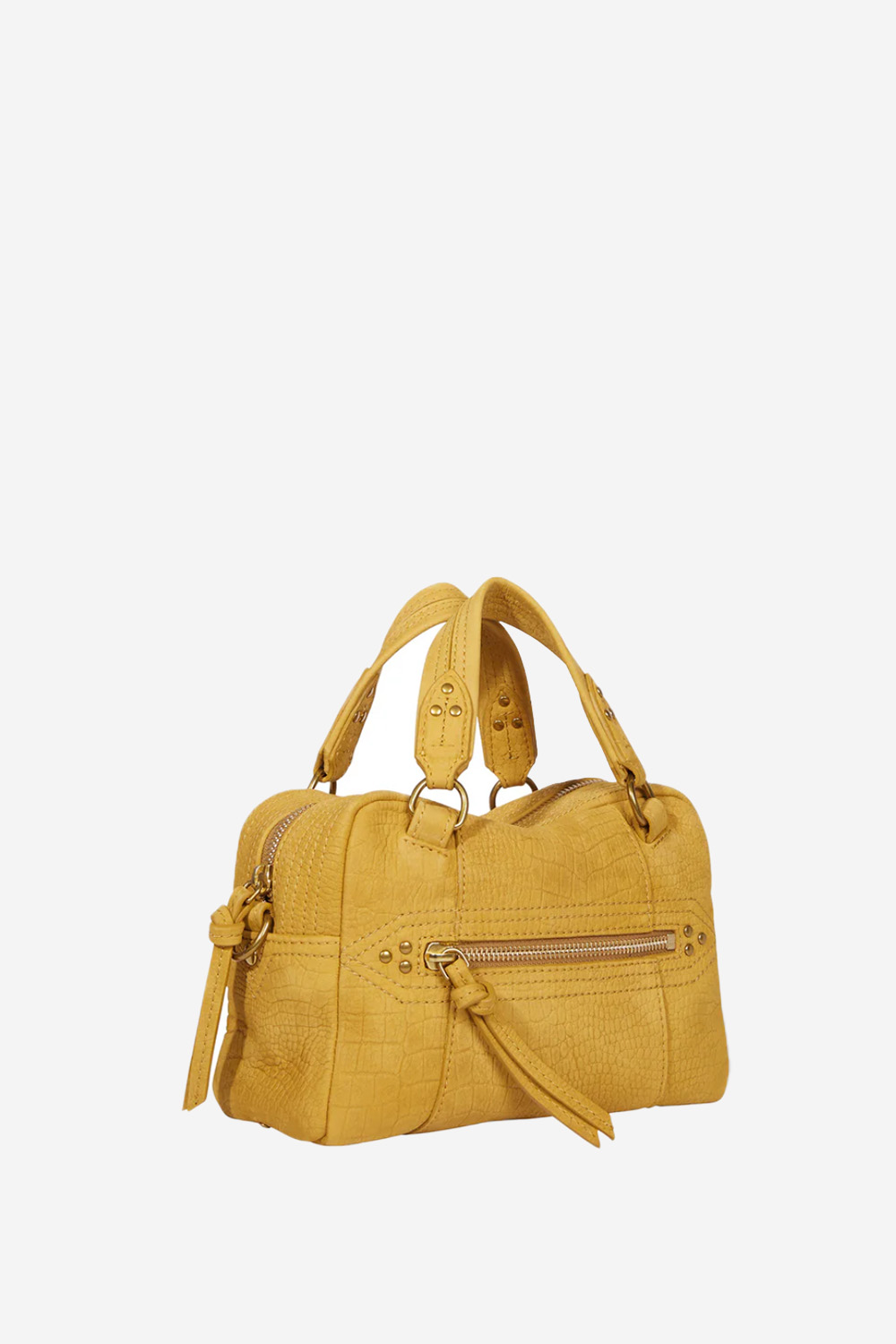 Lucky bowling mini leather crossbody - Mayke