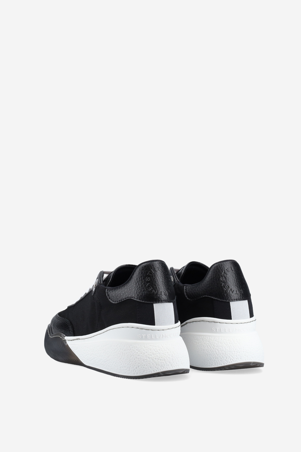 Loop lace-up vegan leather sneakers