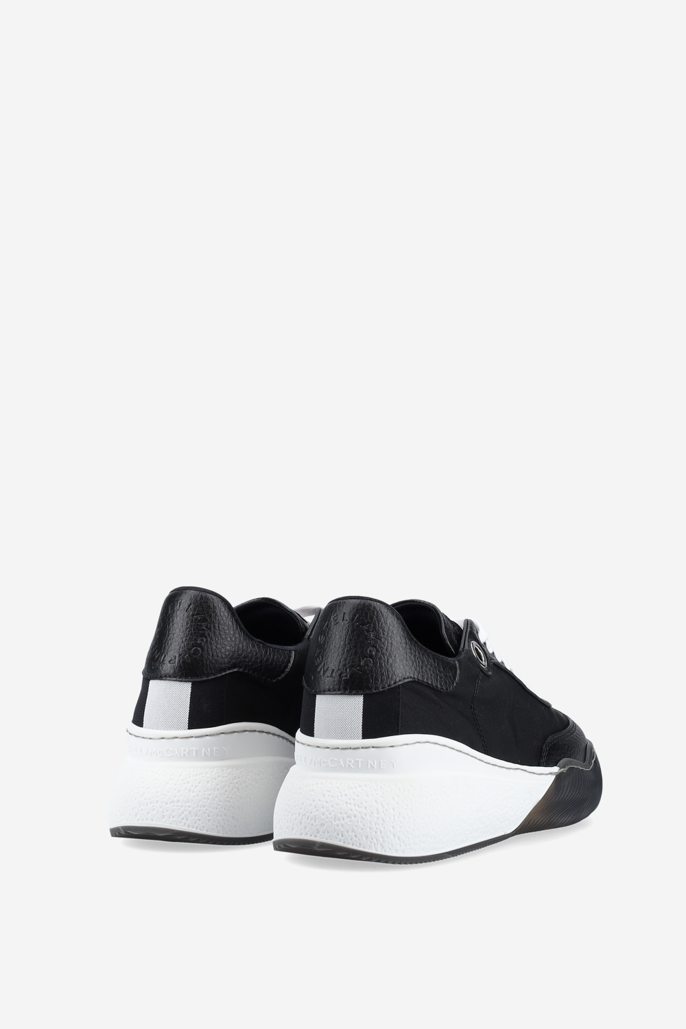 Loop lace-up vegan leather sneakers