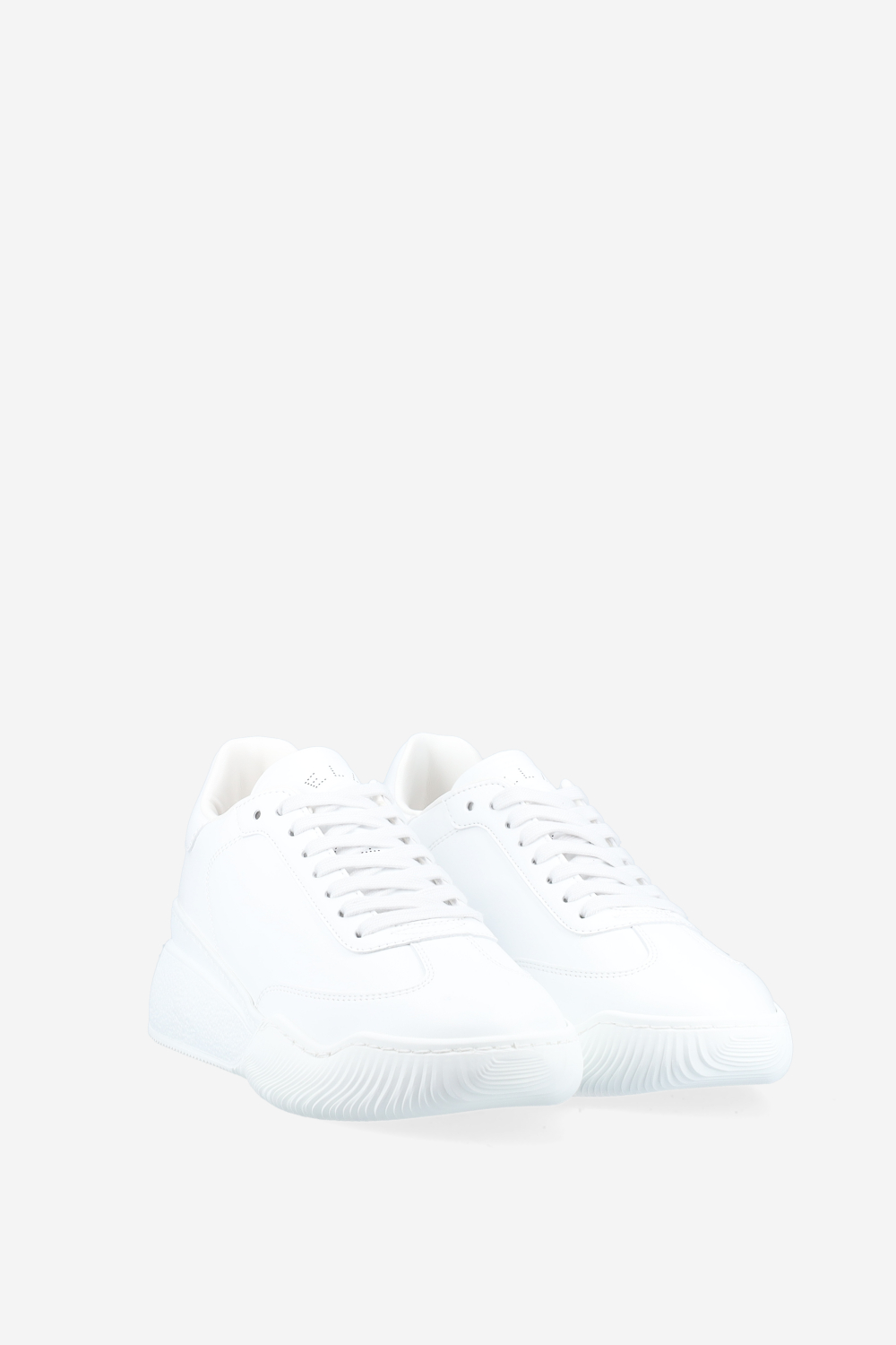 Loop lace-up vegan leather sneakers