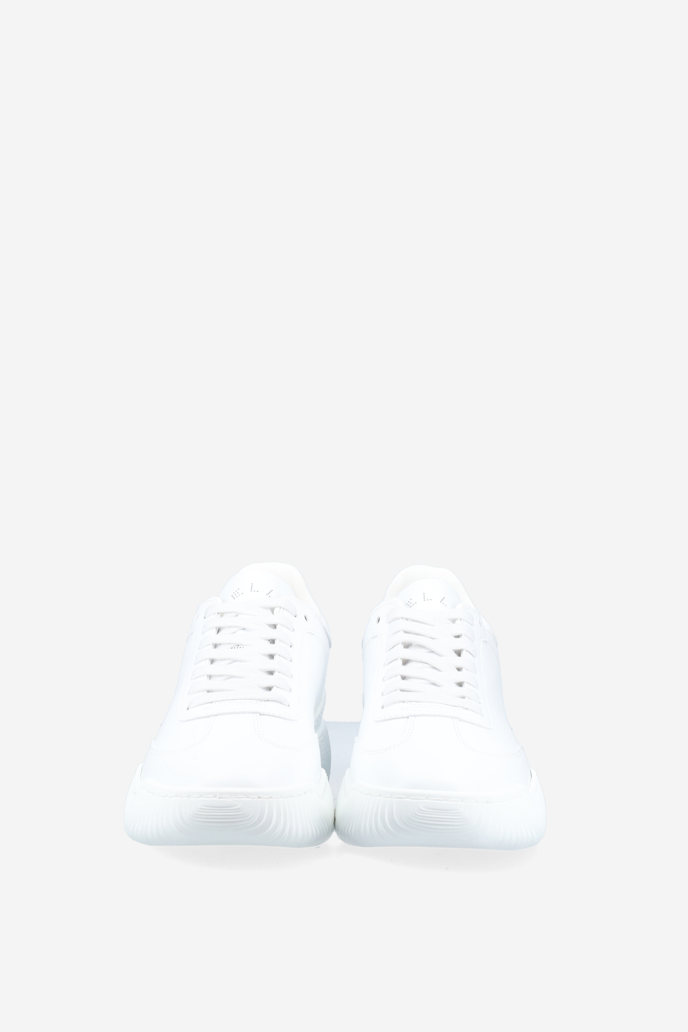 Loop lace-up vegan leather sneakers