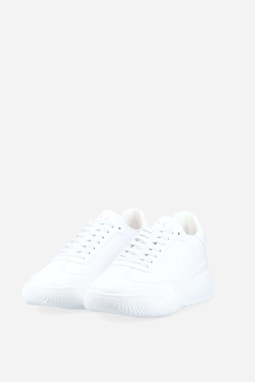 Loop lace-up vegan leather sneakers