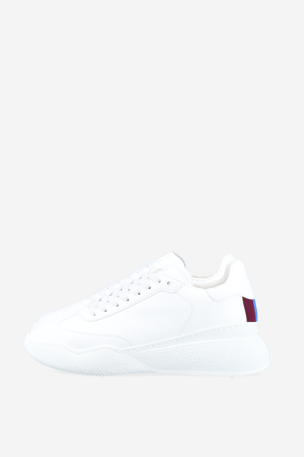 Loop lace-up vegan leather sneakers