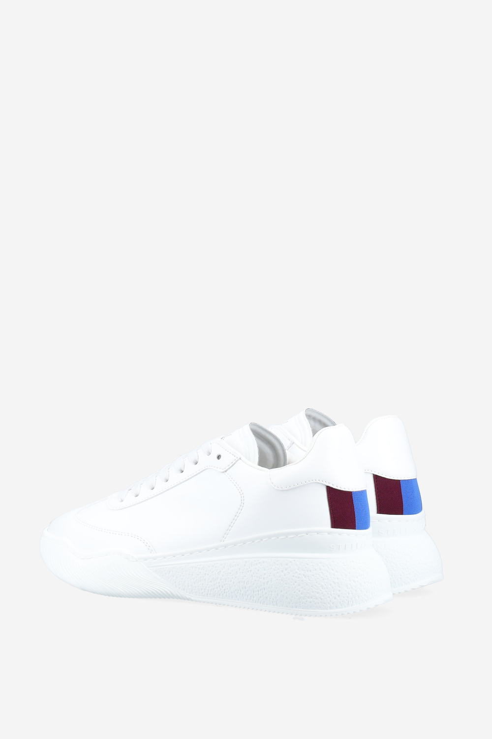 Loop lace-up vegan leather sneakers