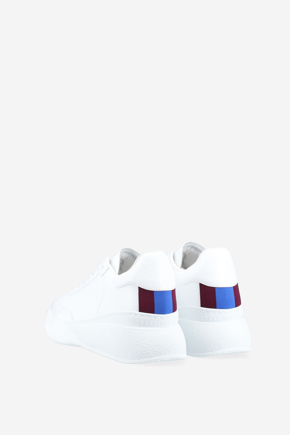 Loop lace-up vegan leather sneakers