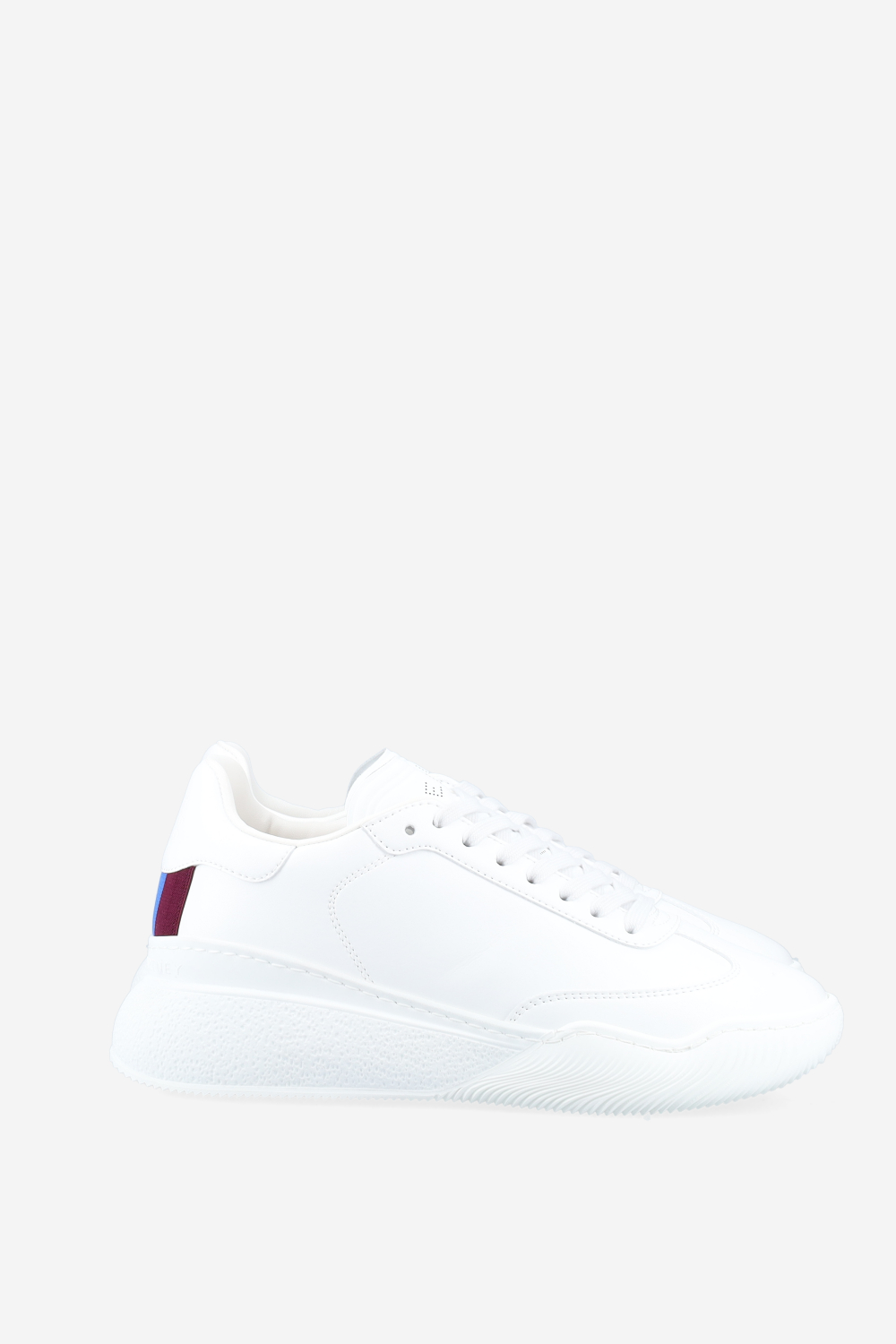 Loop lace-up vegan leather sneakers