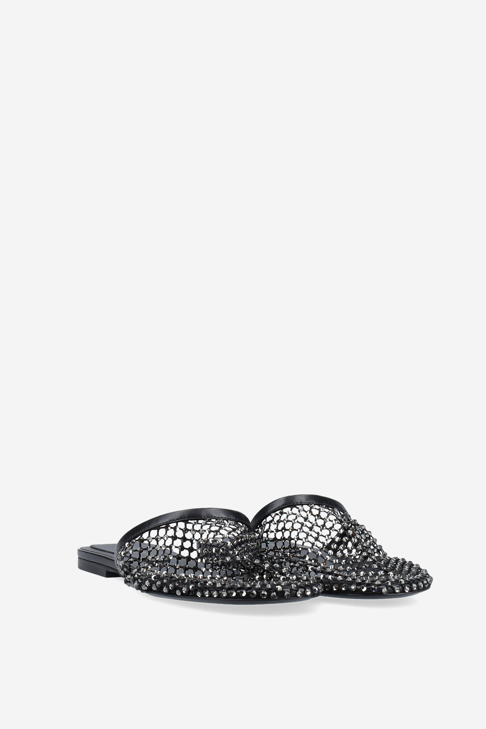 Crystal mesh flat slide