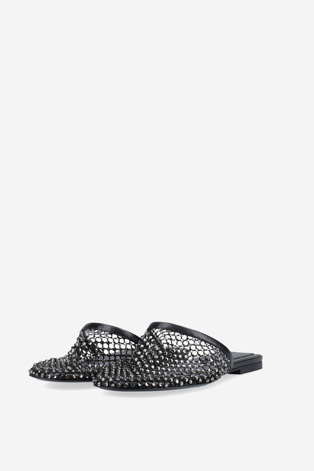 Crystal mesh flat slide