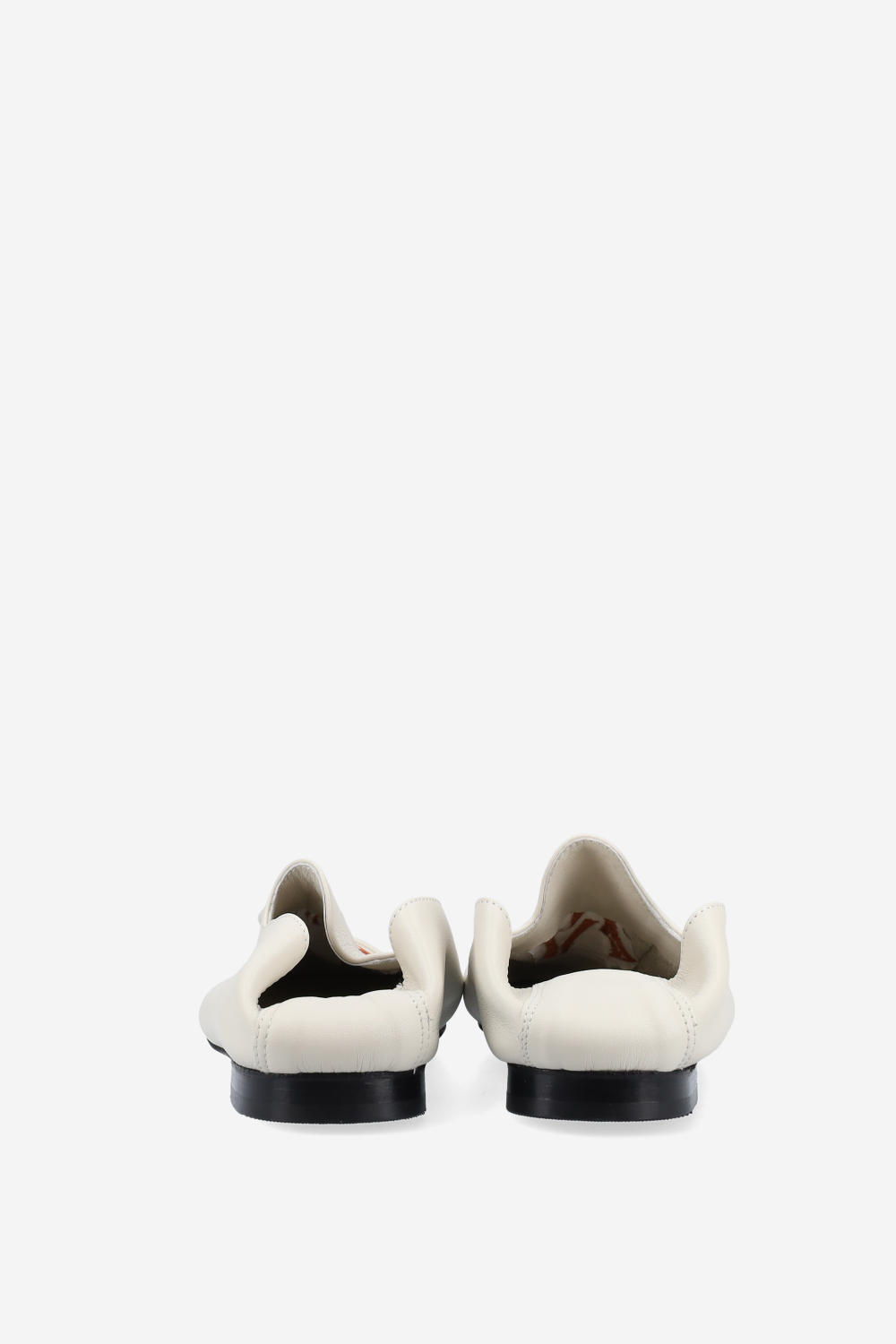 Logo embroidered leather loafers