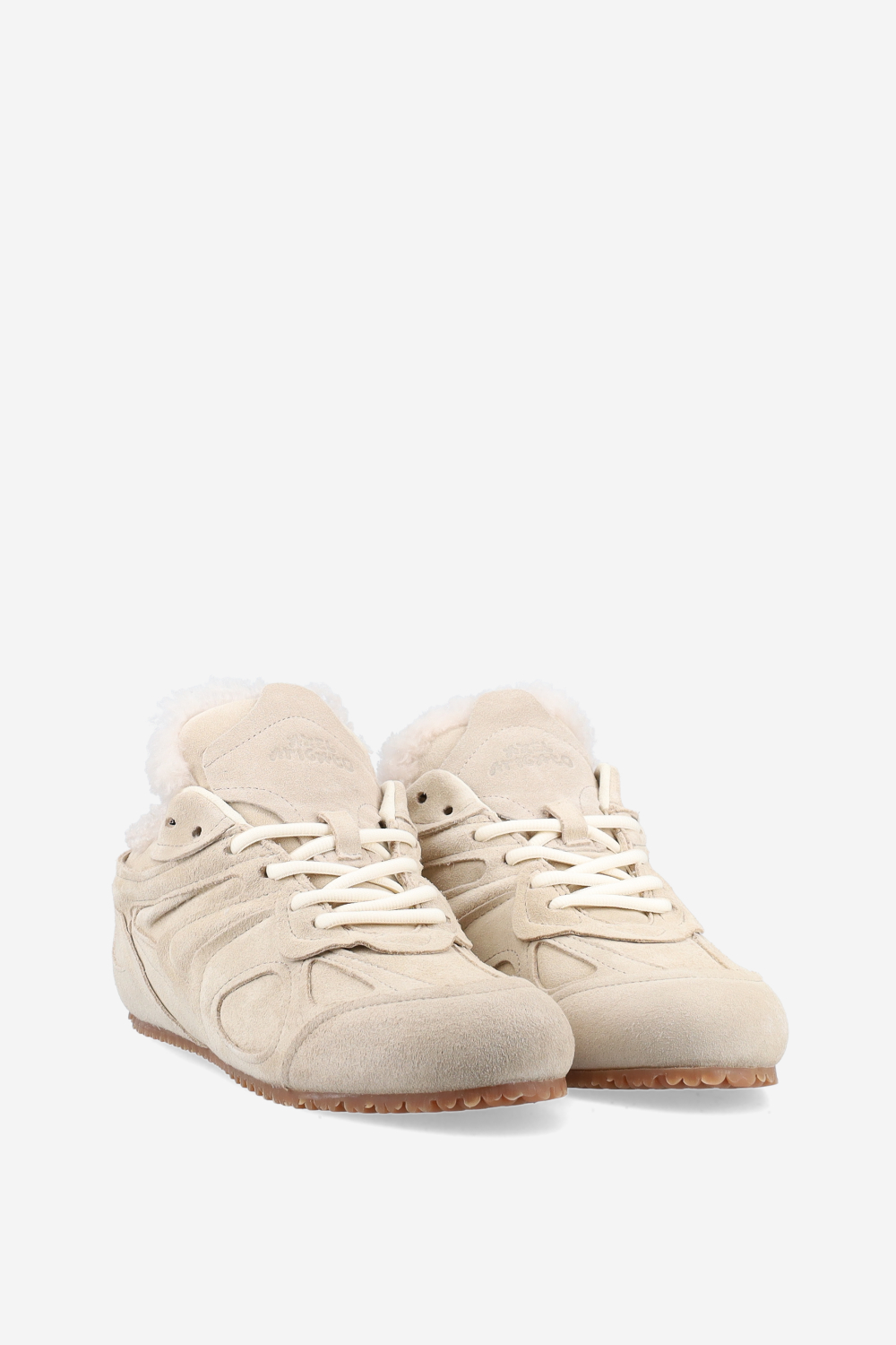 Slow shearling runner sneakers