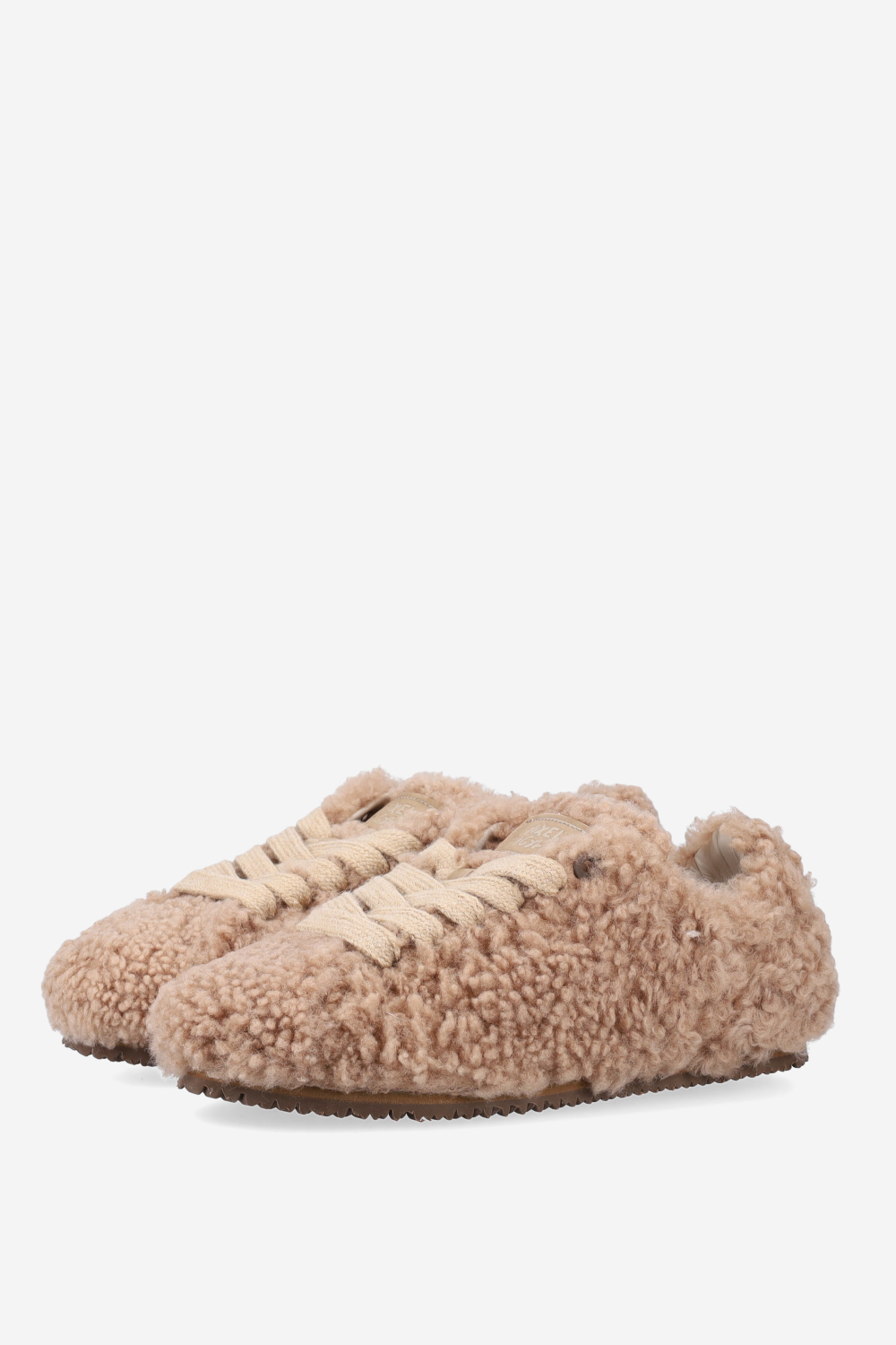 Tact shearling runner sneakers