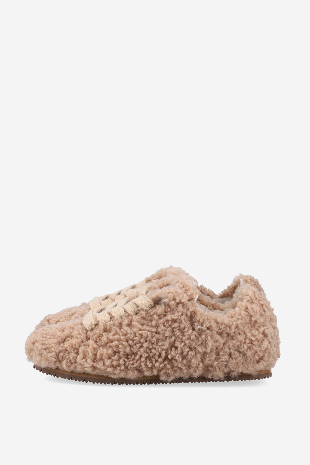 Tact shearling runner sneakers