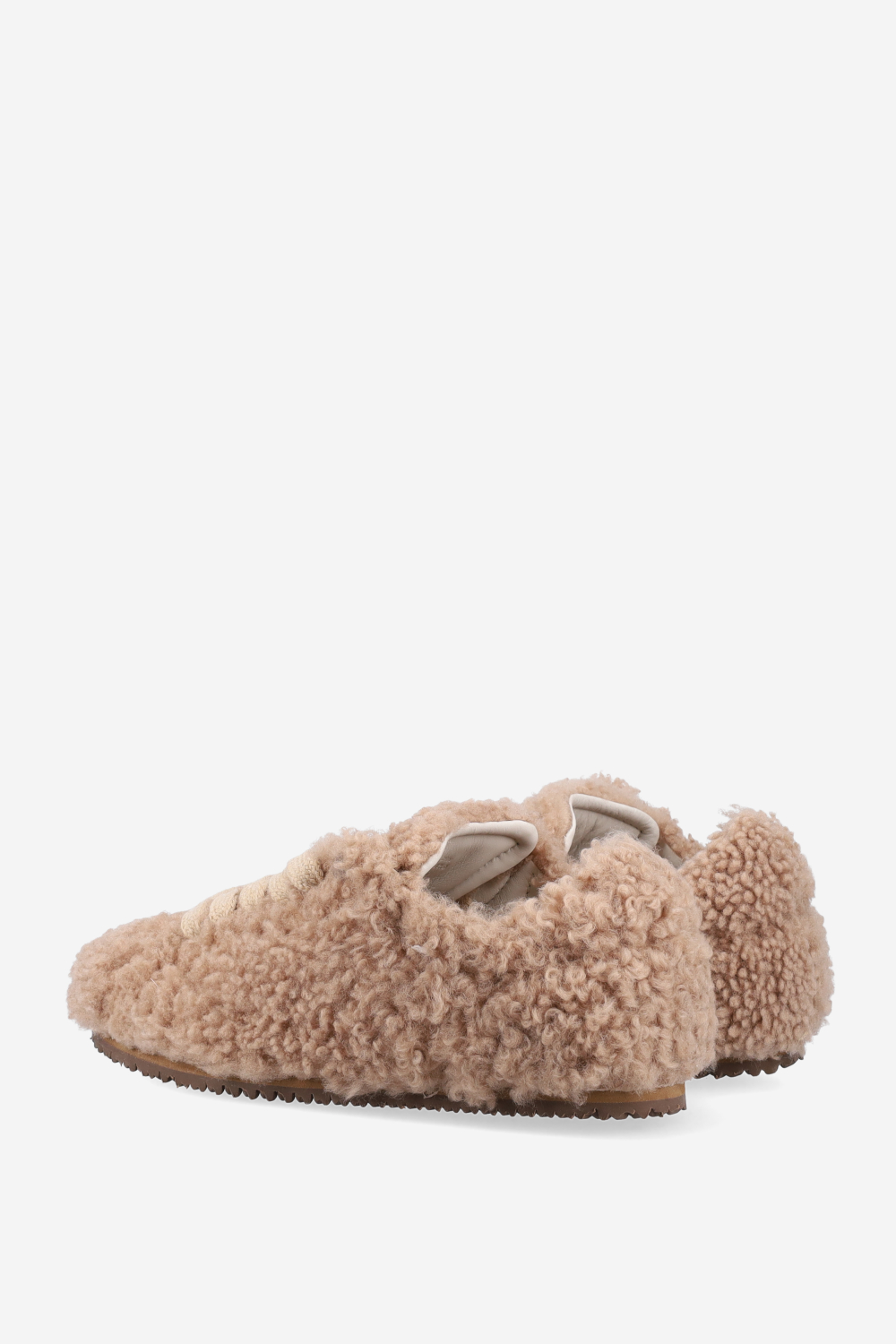 Tact shearling runner sneakers