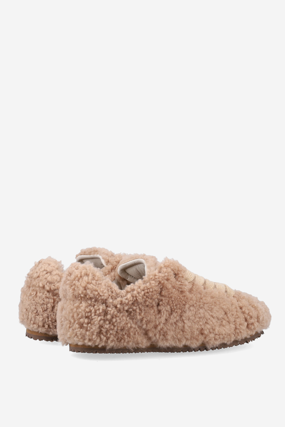 Tact shearling runner sneakers