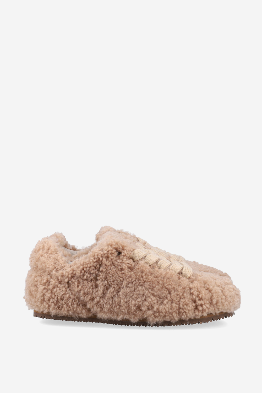 Tact shearling runner sneakers