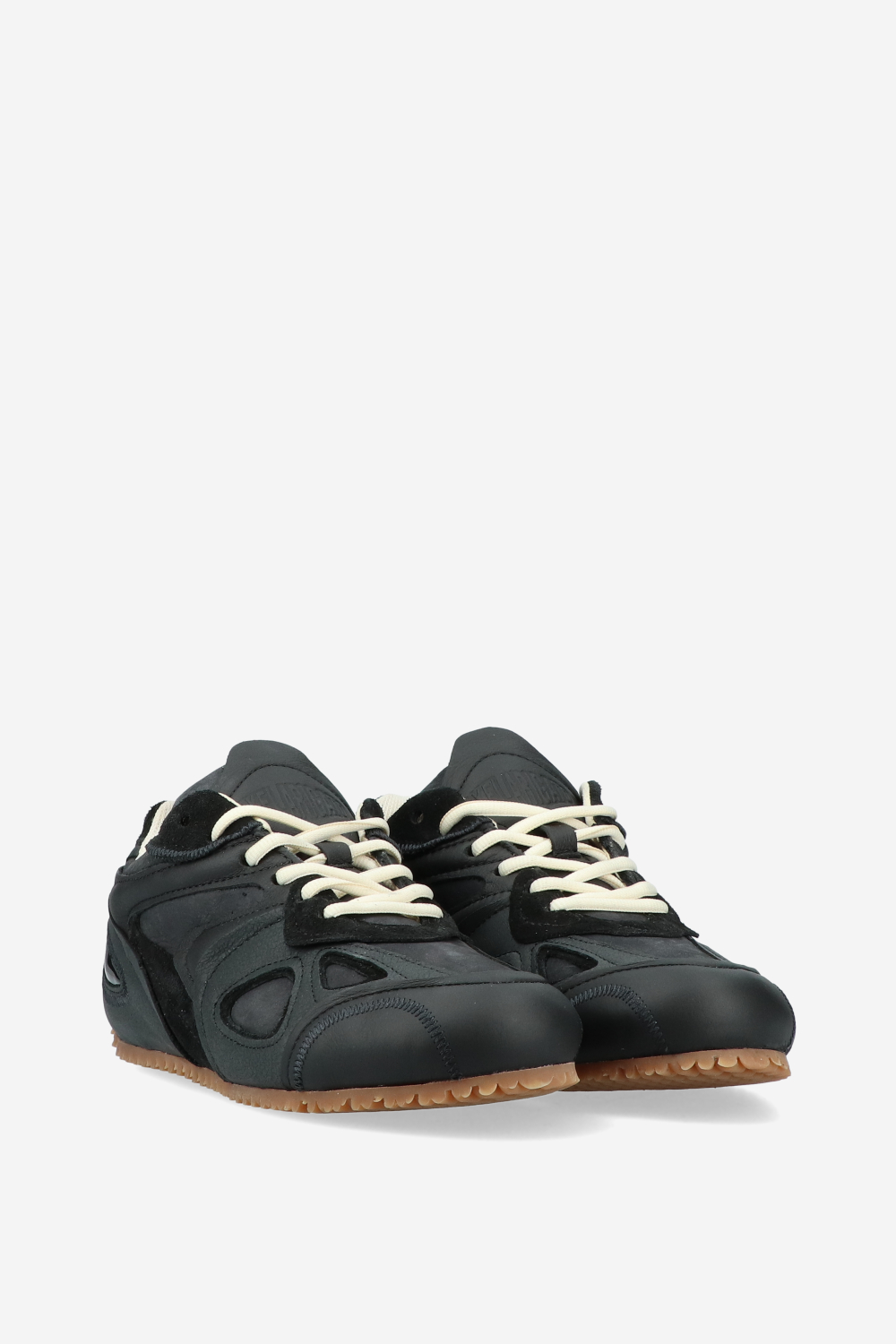 Slow runner leather sneakers