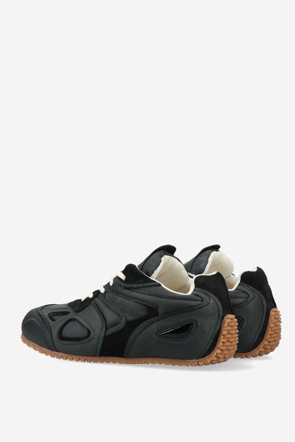 Slow runner leather sneakers