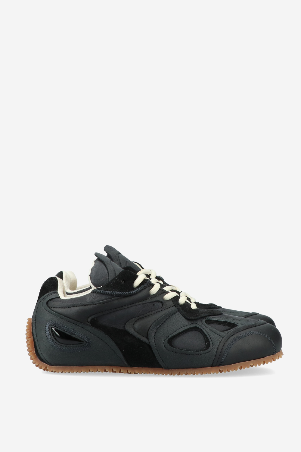 Slow runner leather sneakers