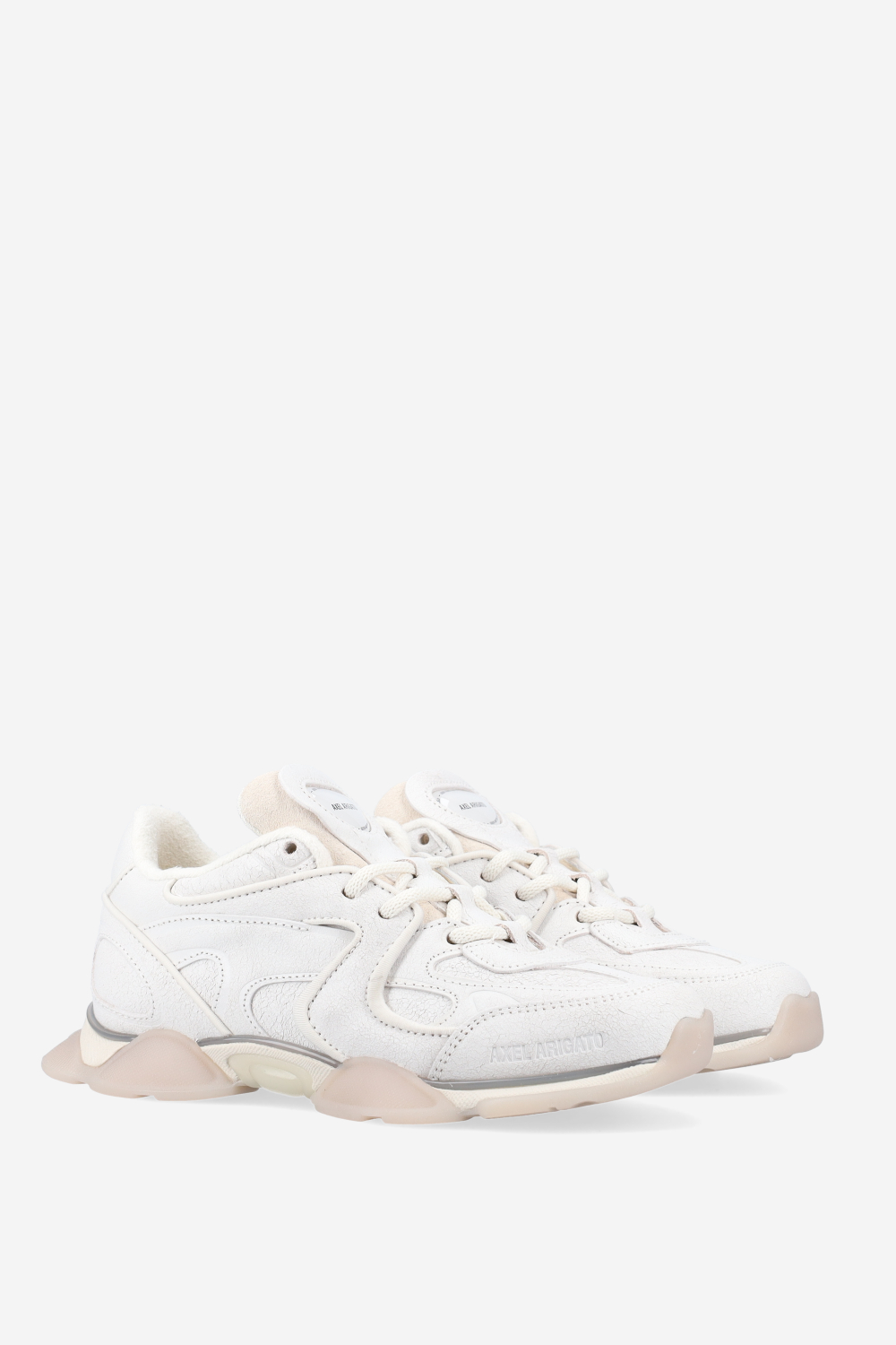 Eris crackled leather sneaker