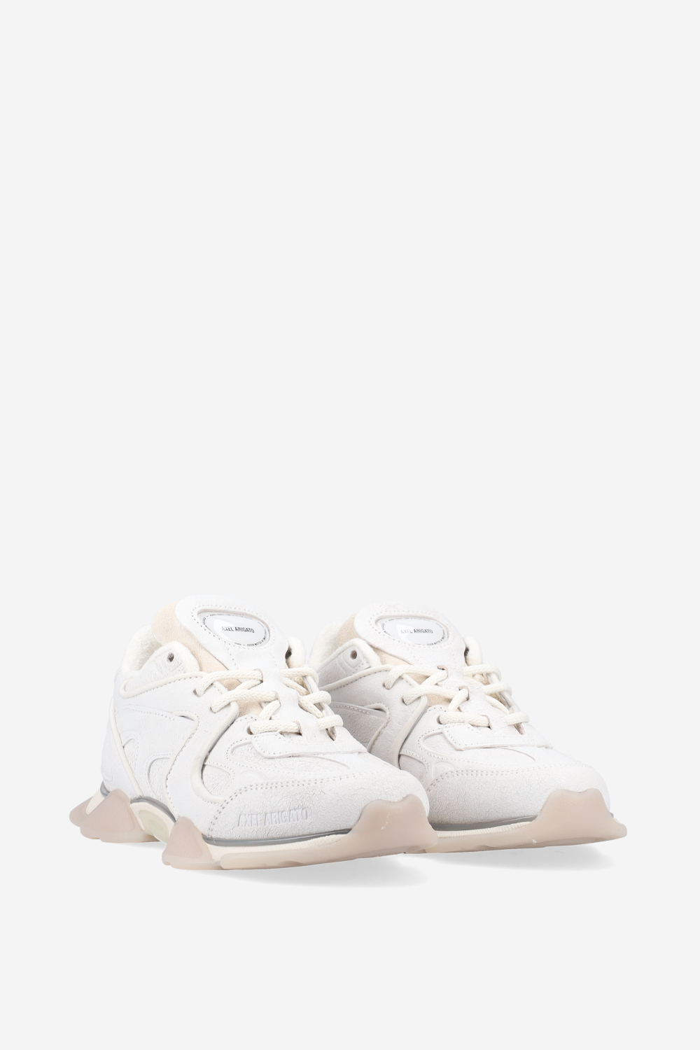 Eris crackled leather sneaker