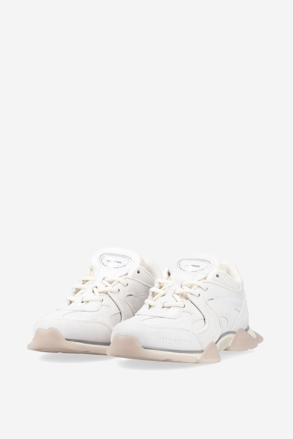 Eris crackled leather sneaker