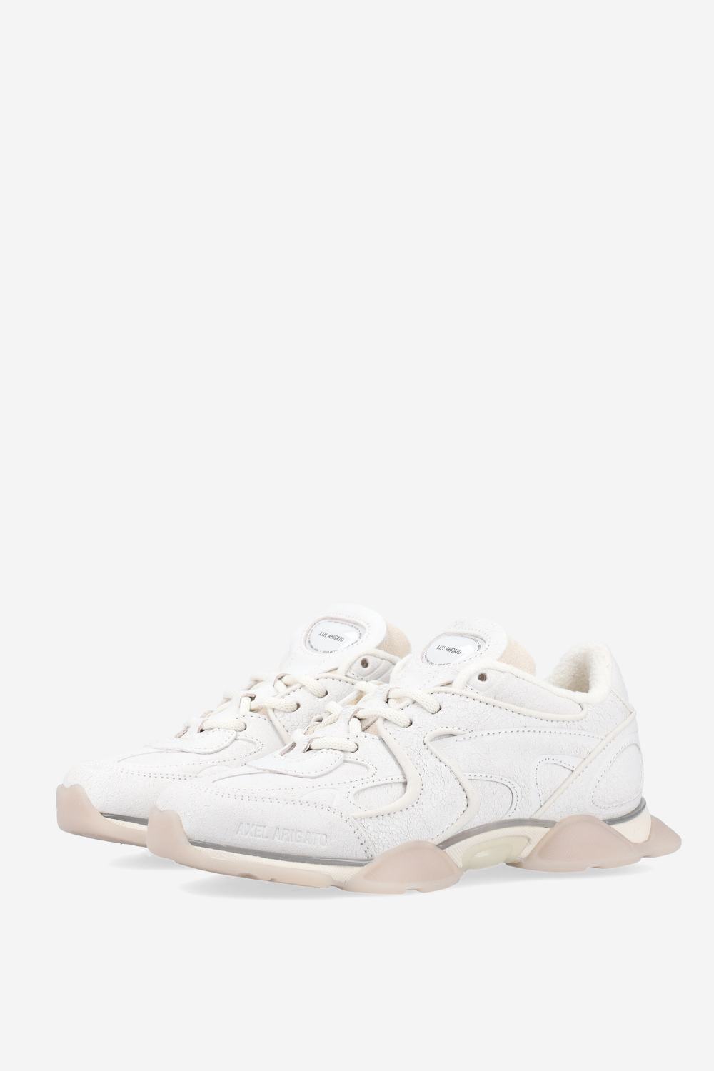 Eris crackled leather sneaker