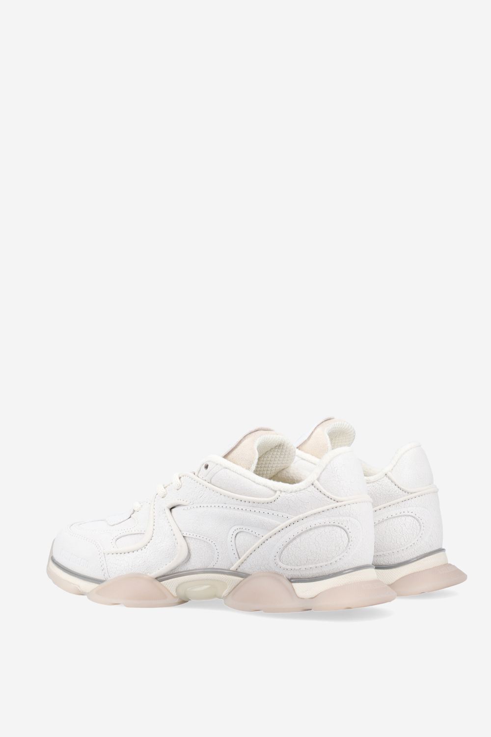 Eris crackled leather sneaker